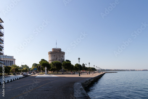 ‎Thessaloniki Macedonia/ Greece-July 2, 2019:Photos from the beach of Thessaloniki, macedonia, the white tower, the great alexander, Aristotle Square