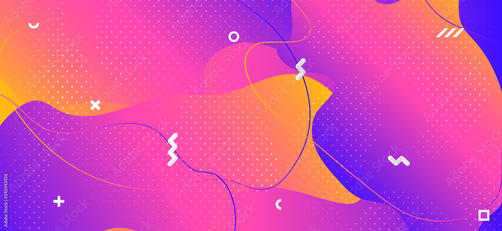 Business Wave Shapes. Vector Memphis Texture. Business Wave Shapes. Vector Memphis Texture.