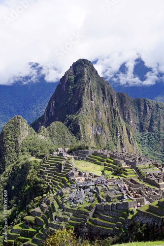 The awesome city of Machu Picchu with its mountains