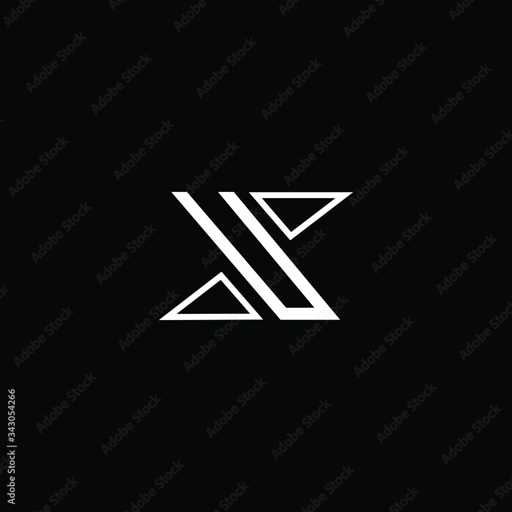 Minimal elegant monogram art logo. Outstanding professional trendy awesome artistic SU US initial based Alphabet icon logo. Premium Business logo White color on black background Minimal elegant monogram art logo. Outstanding professional trendy awesome artistic SU US initial based Alphabet icon logo. Premium Business logo White color on black background