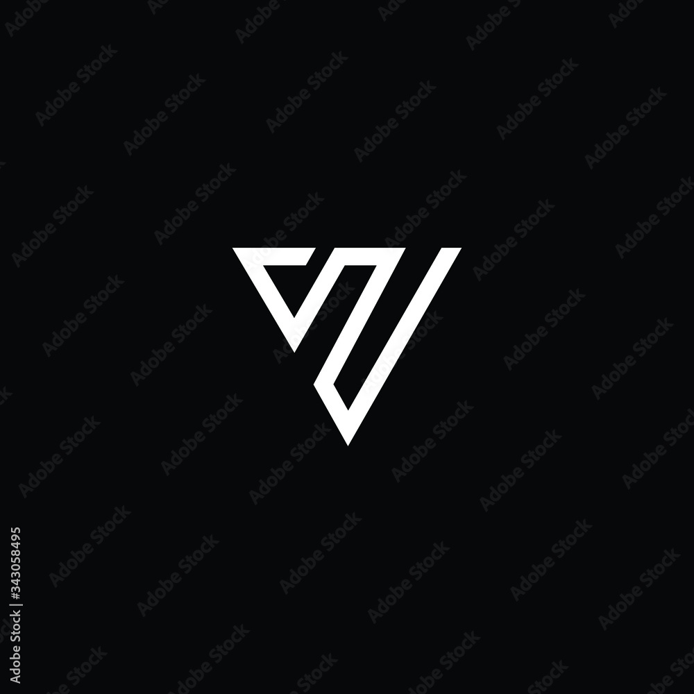 Minimal elegant monogram art logo. Outstanding professional trendy awesome artistic W WZ ZW initial based Alphabet icon logo. Premium Business logo White color on black background Minimal elegant monogram art logo. Outstanding professional trendy awesome artistic W WZ ZW initial based Alphabet icon logo. Premium Business logo White color on black background
