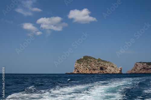 Cliffs and island Isola Foradada, Sardinia © yassmin