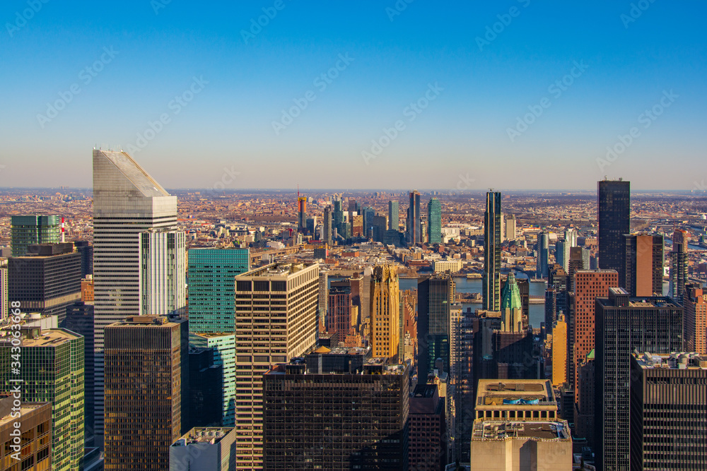 Obraz premium New York City Skyline East Side