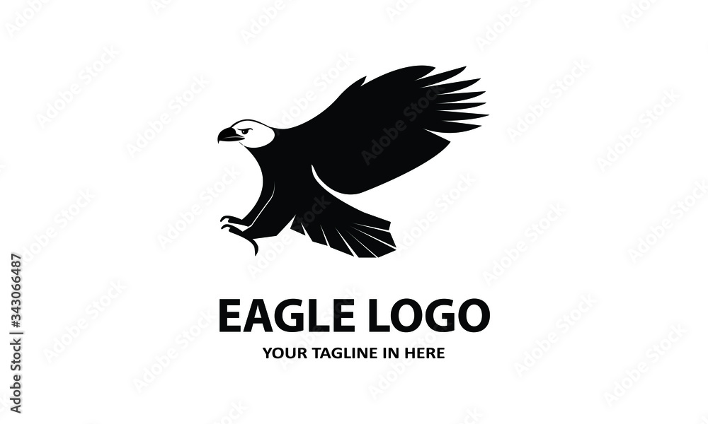 siluet Elang sederhana, cocok untuk simbol bisnis atau logo siluet Elang sederhana, cocok untuk simbol bisnis atau logo