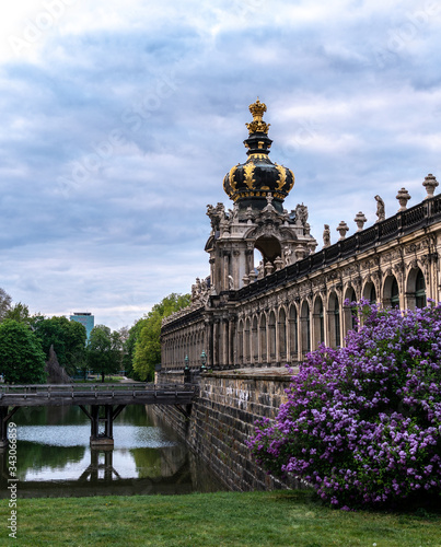 lilac spring zwinger dresden, saxony, germany