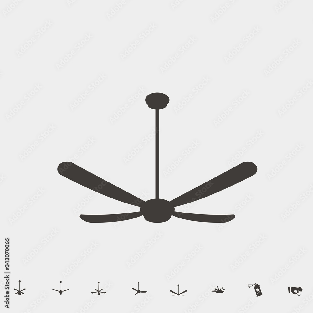 ceiling fan icon vector illustration and symbol for website and graphic design ceiling fan icon vector illustration and symbol for website and graphic design