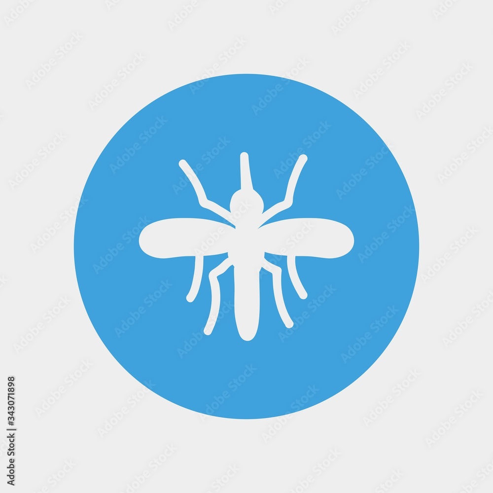 insect fly icon vector illustration and symbol for website and graphic design