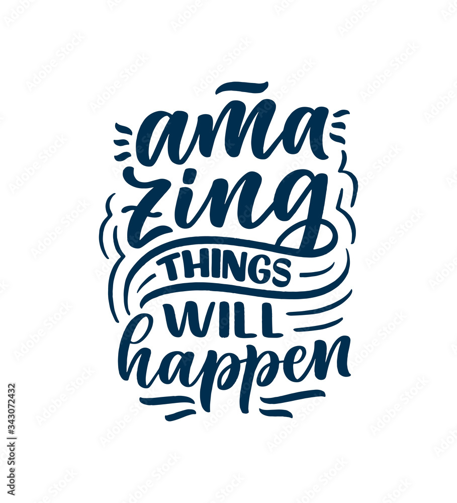 Fototapeta premium Funny hand drawn lettering quote. Cool phrase for print and poster design. Inspirational feminism slogan. Greeting card template. Vector