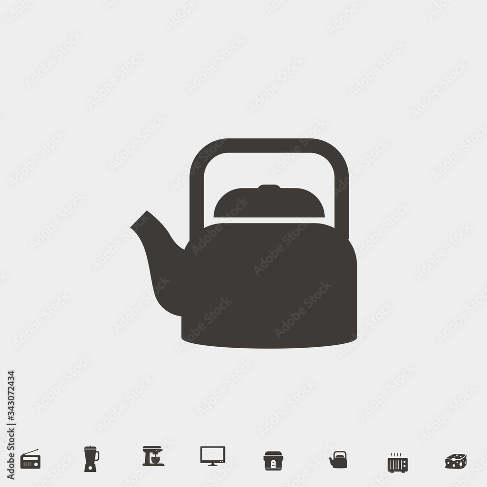 kettle icon vector illustration and symbol for website and graphic design kettle icon vector illustration and symbol for website and graphic design
