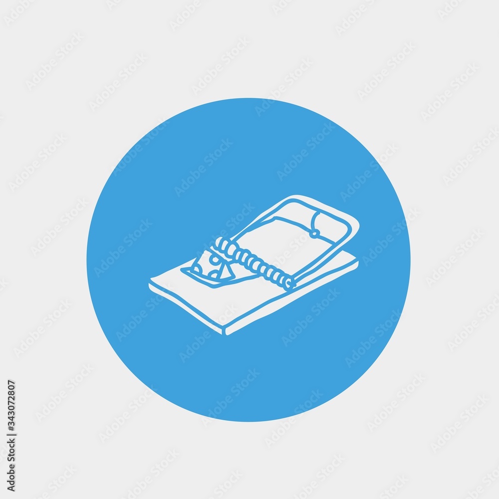 mouse trap icon vector illustration and symbol for website and graphic design mouse trap icon vector illustration and symbol for website and graphic design