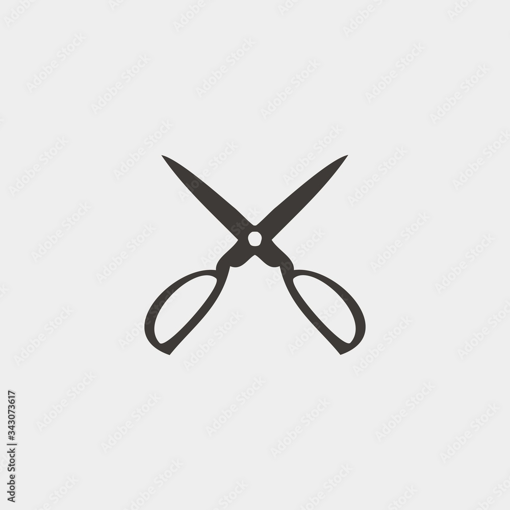 scissors icon vector illustration and symbol for website and graphic design scissors icon vector illustration and symbol for website and graphic design