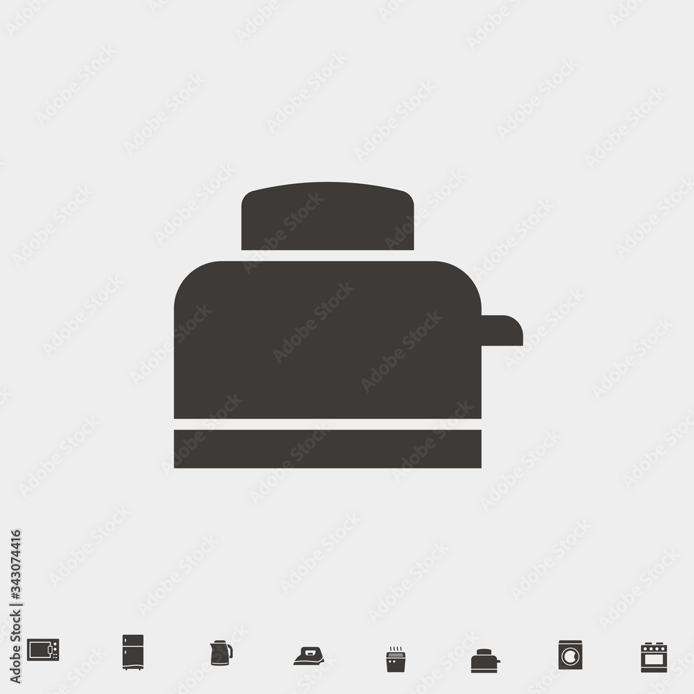 bread toaster icon vector illustration and symbol for website and graphic design bread toaster icon vector illustration and symbol for website and graphic design