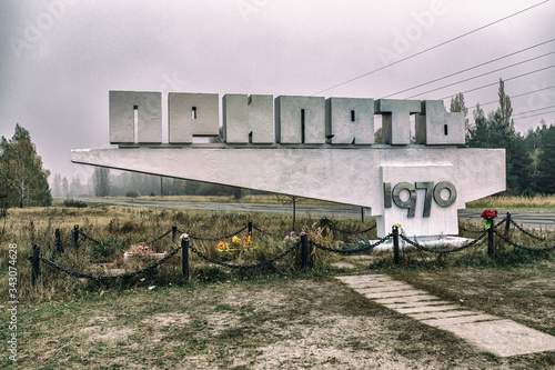 Obraz na płótnie Chernobyl - Prypiat Exclusion Zone w salonie