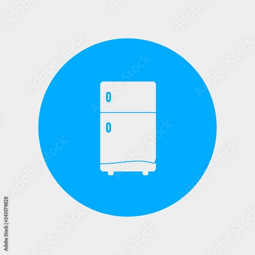 fridge icon vector illustration and symbol for website and graphic design