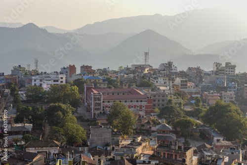 View at the town of Tansen on Nepal