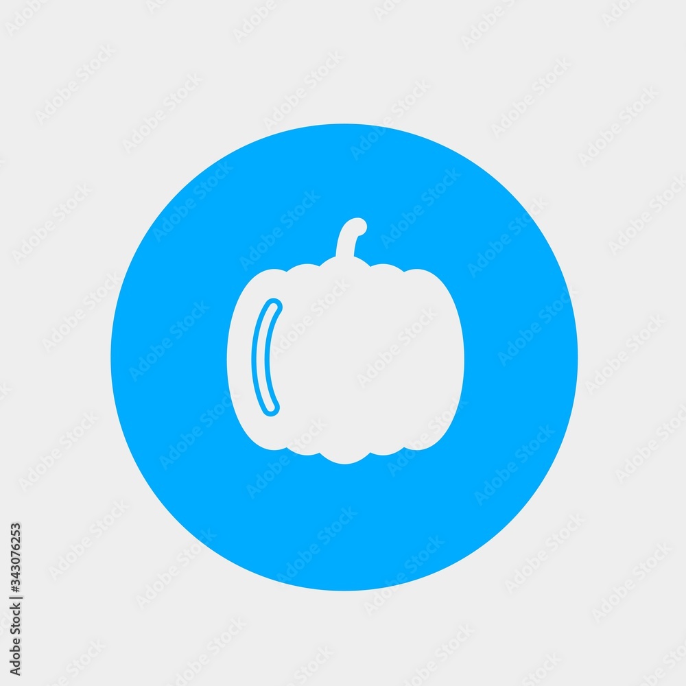 pepper icon vector illustration and symbol for website and graphic design pepper icon vector illustration and symbol for website and graphic design
