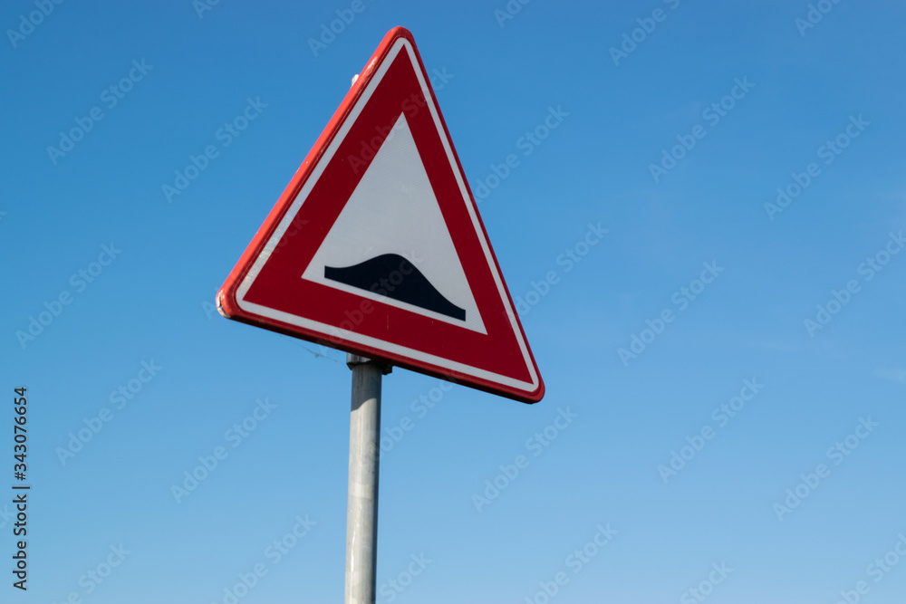 Dutch Traffic Sign speed bump
