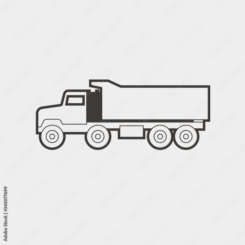truck icon vector illustration and symbol for website and graphic design truck icon vector illustration and symbol for website and graphic design