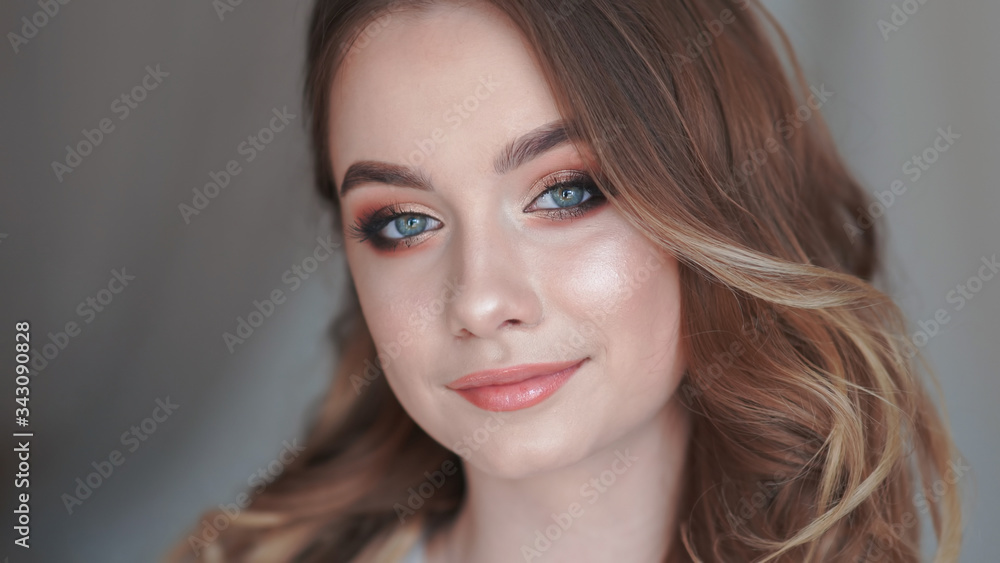Beautiful 16 year old girl with beautiful makeup. Beautiful 16 year old girl with beautiful makeup.