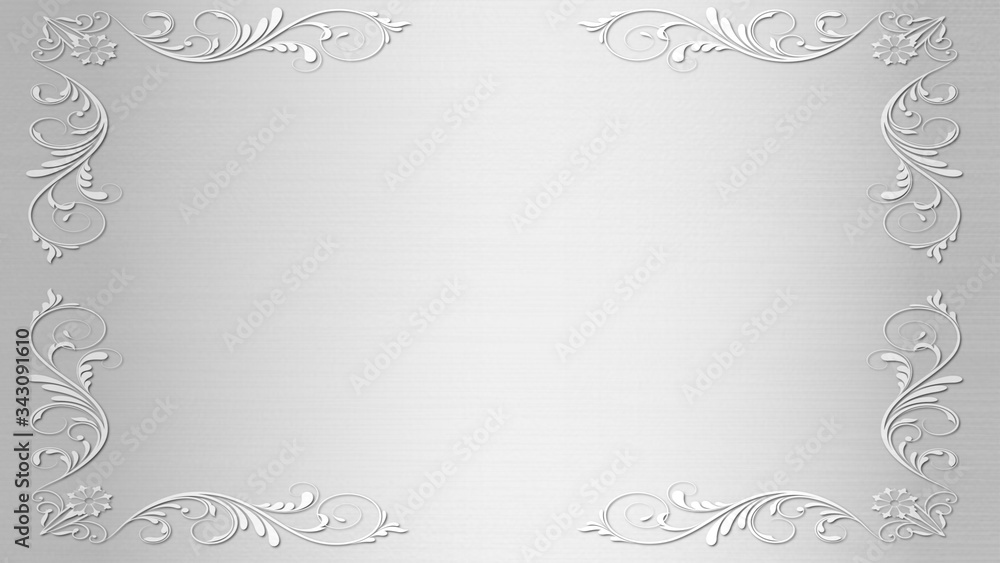 chrome background with metallic effect