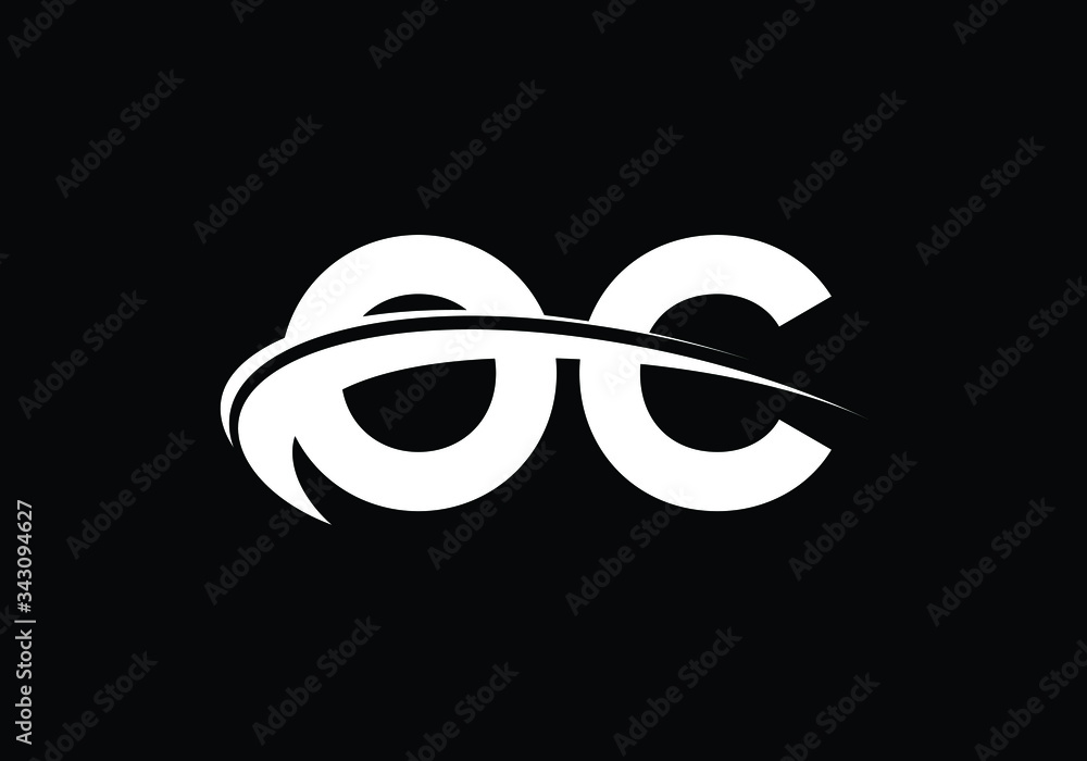 Initial Monogram Letter O C Logo Design Vector Template. OC Letter Logo Design Initial Monogram Letter O C Logo Design Vector Template. OC Letter Logo Design