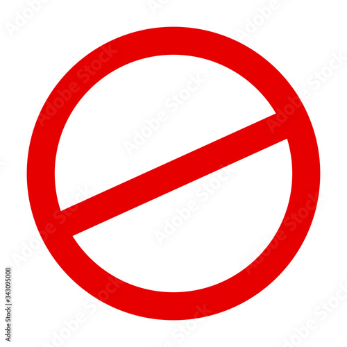 Free Download A stop sign is prohibited. Vector illustration on - GFXLoad