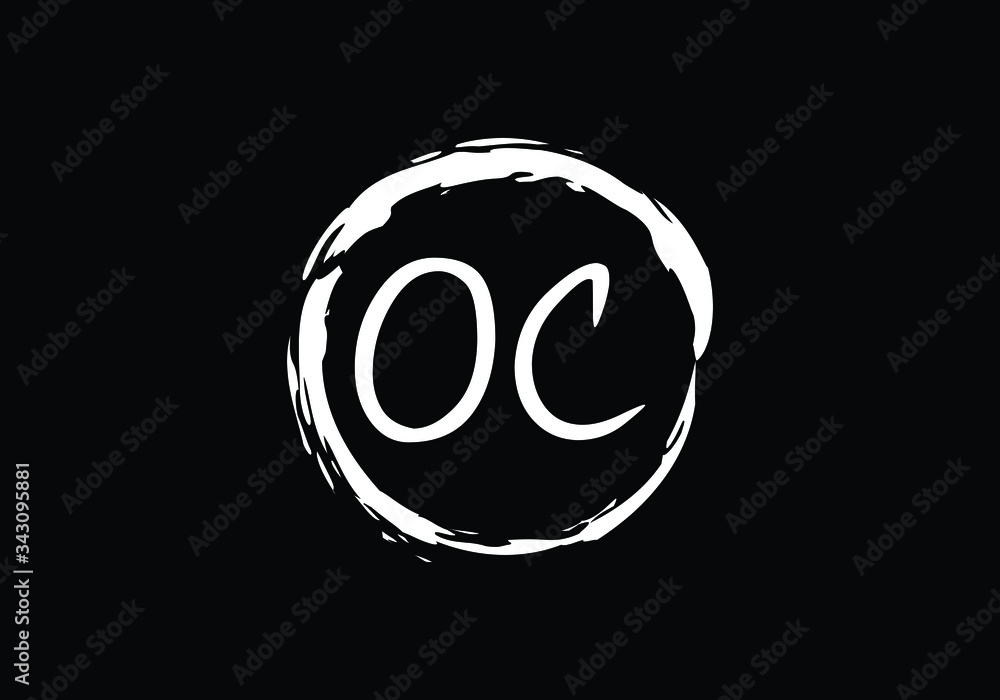 Initial Monogram Letter O C Logo Design Vector Template. OC Letter Logo Design Initial Monogram Letter O C Logo Design Vector Template. OC Letter Logo Design