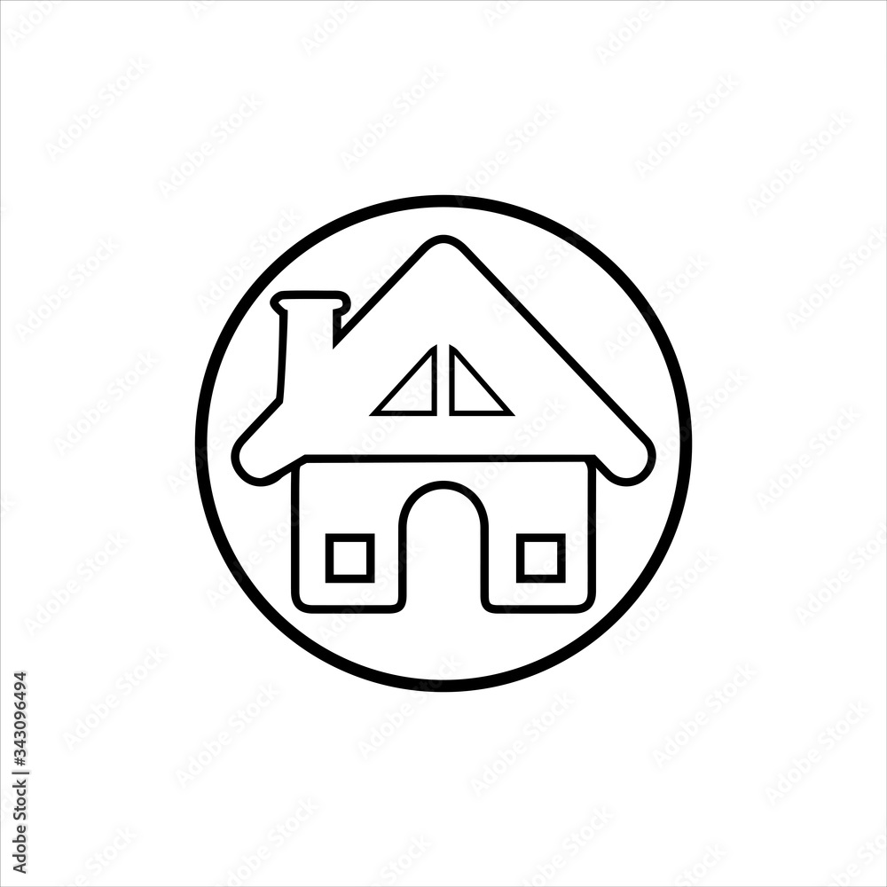 Home Vector icon illustration design template Home Vector icon illustration design template