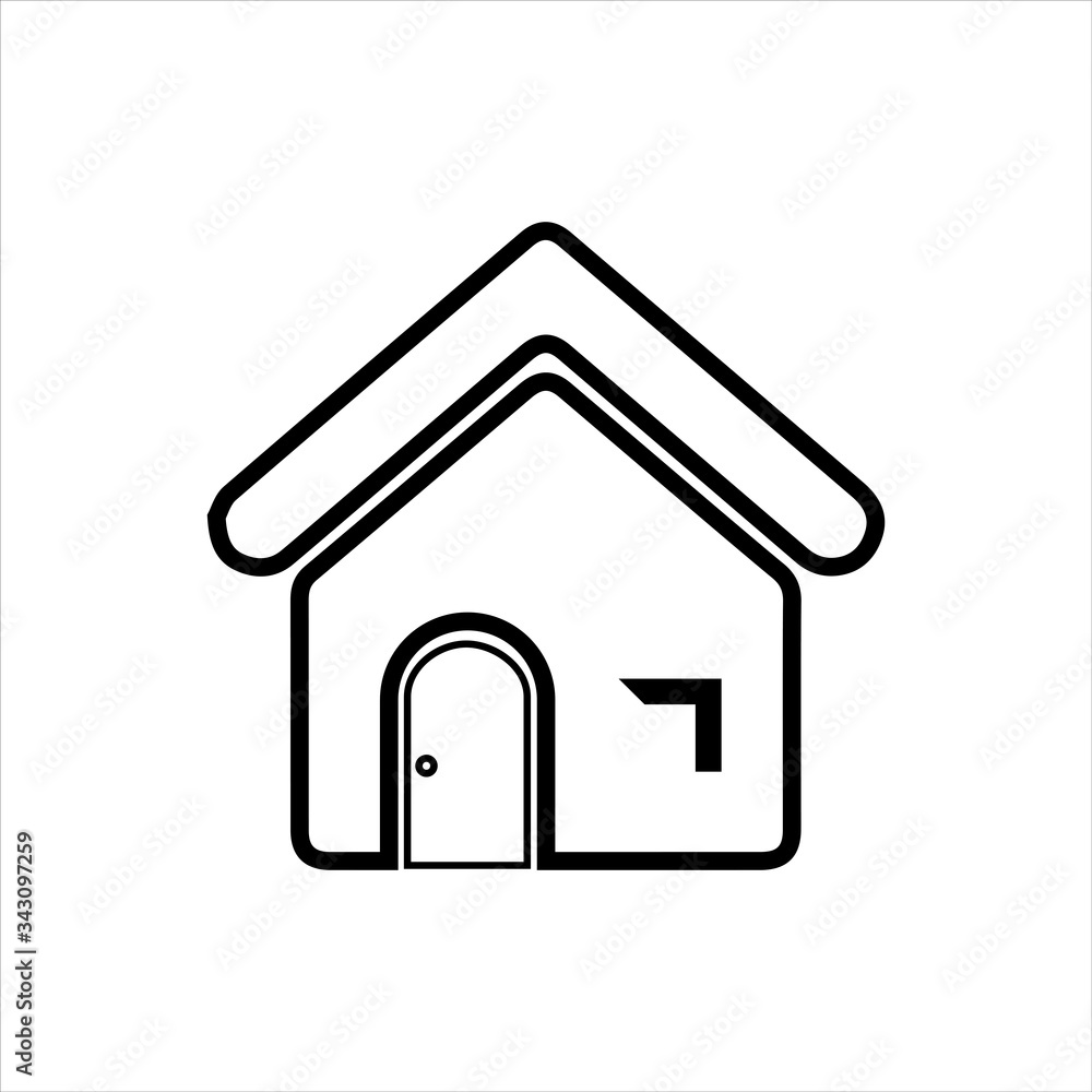 Home Vector icon illustration design template Home Vector icon illustration design template