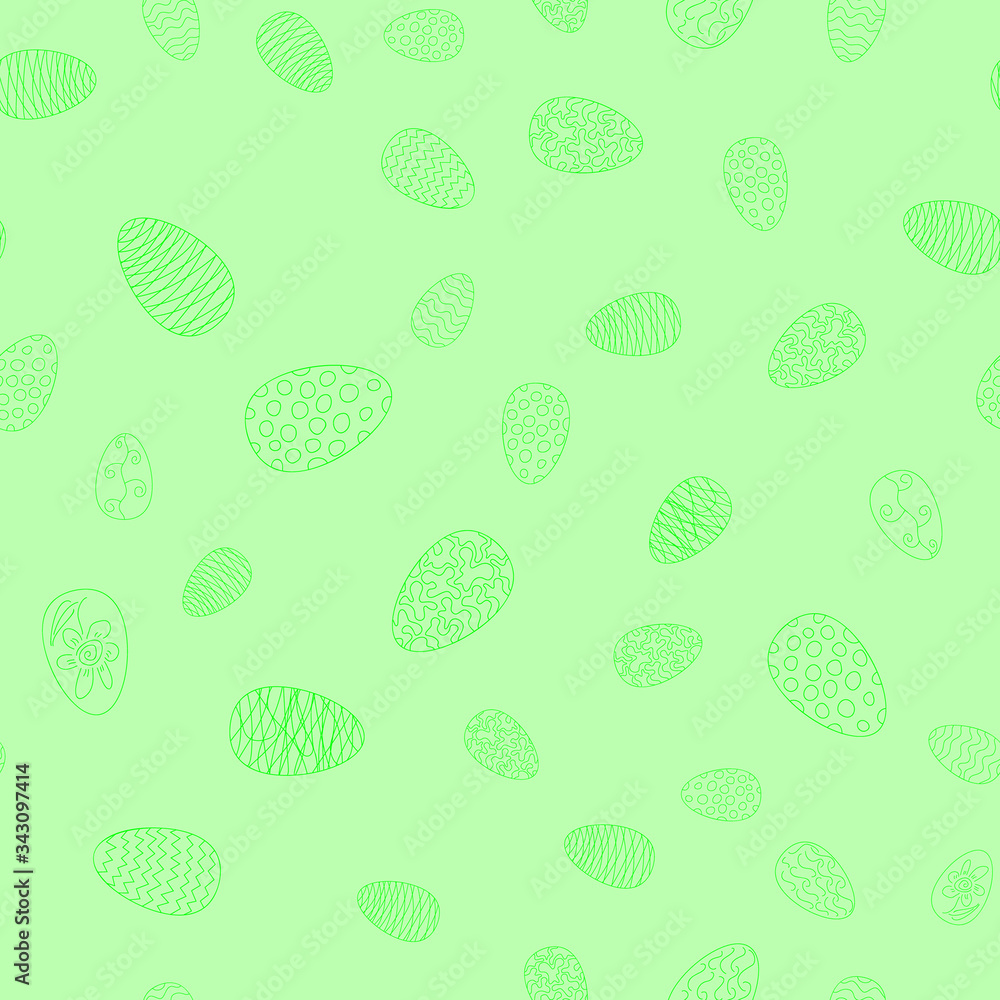 doodle vector easter eggs chaotic seamless pattern doodle vector easter eggs chaotic seamless pattern