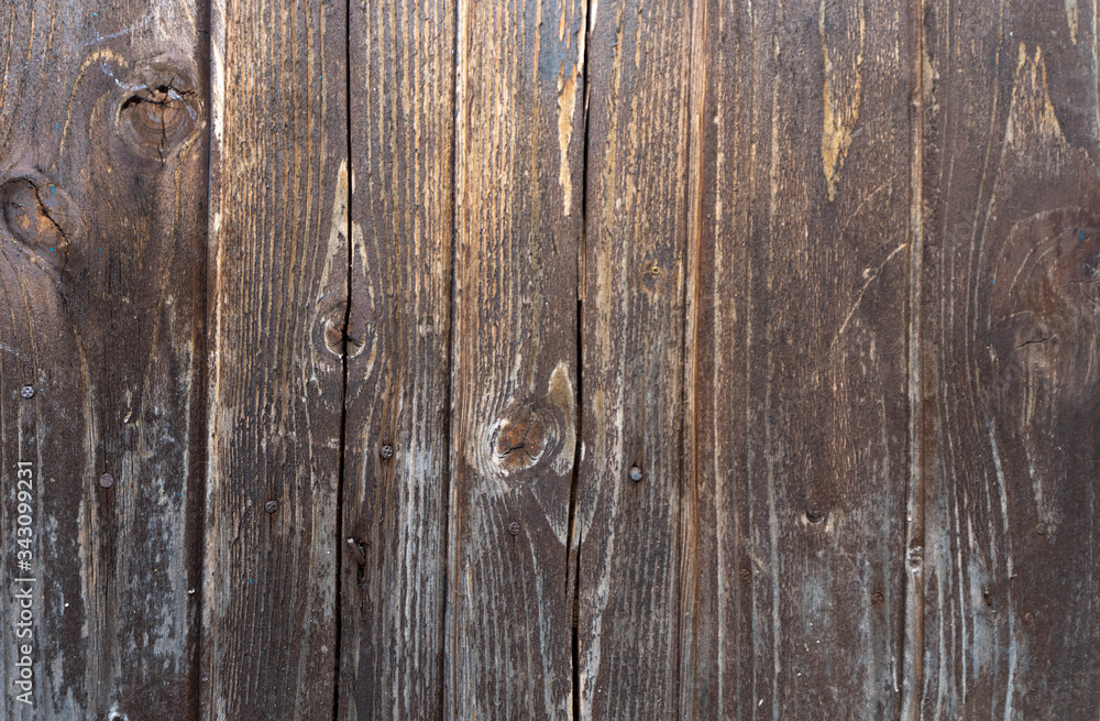 Brown unpainted natural wood with grains for background and texture. Brown unpainted natural wood with grains for background and texture.