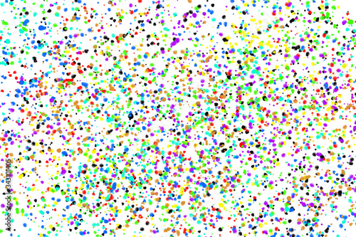 Color dot background white background