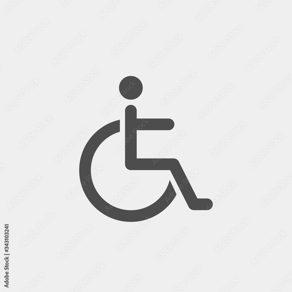 Invalid carriage flat vector icon. Invalid flat vector sign Invalid carriage flat vector icon. Invalid flat vector sign