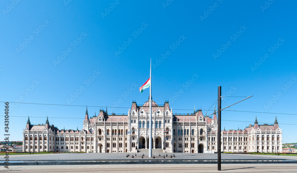 Obraz premium Building of the Hungarian Parliament