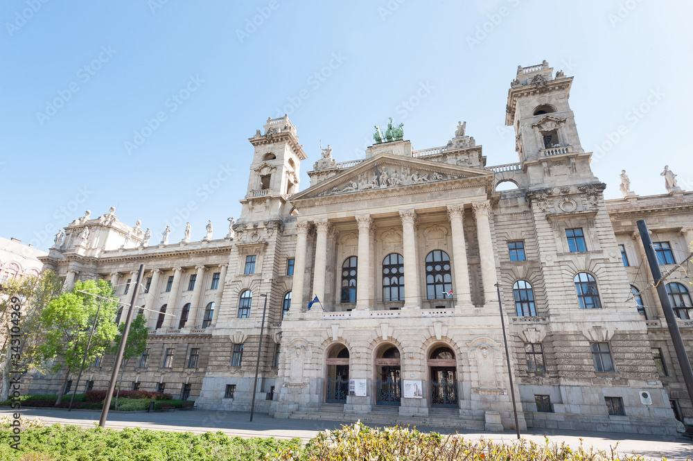 Building of Ethnography Museum in Budapest