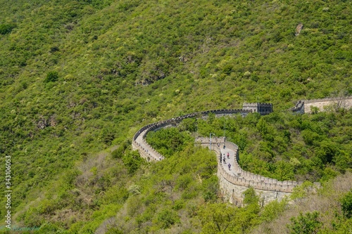 the great man-made structure. Great Wall of China