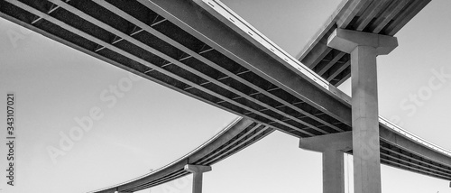 Low Angle View Of Bridges Against Sky