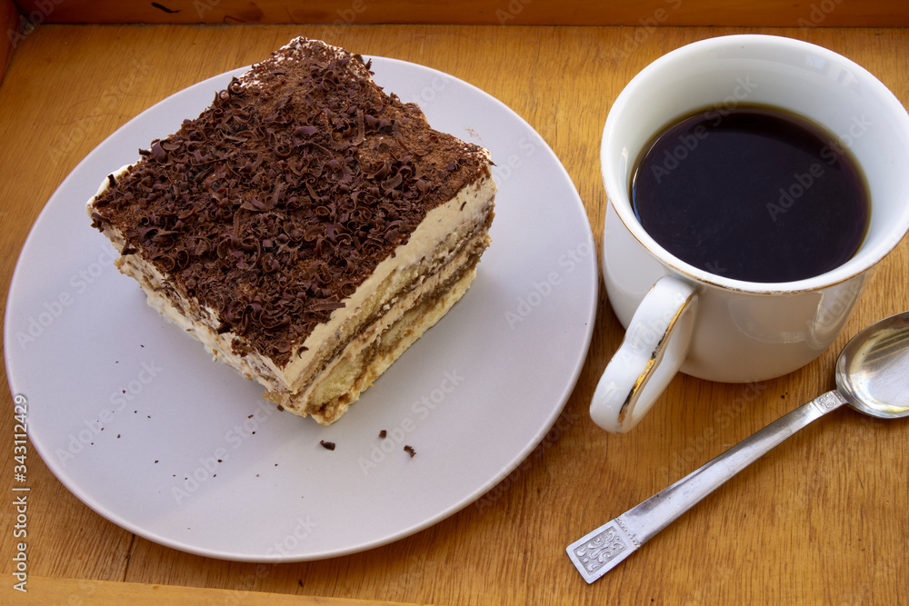 Traditional italian dessert tiramisu cake Traditional italian dessert tiramisu cake