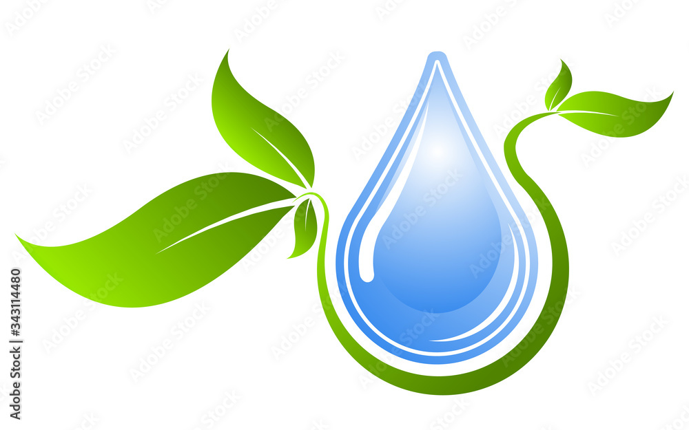 World Water Day Save Nature Concept Stock Vector World Water Day Save Nature Concept Stock Vector