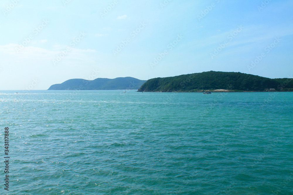 View of the islands and the sea near Nha Trang. Vietnam.