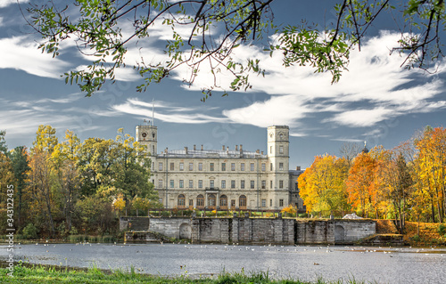 The Palace Of Grigory Orlov. Beloye Ozero. Gatchina Palace. Saint Petersburg, Russia photo