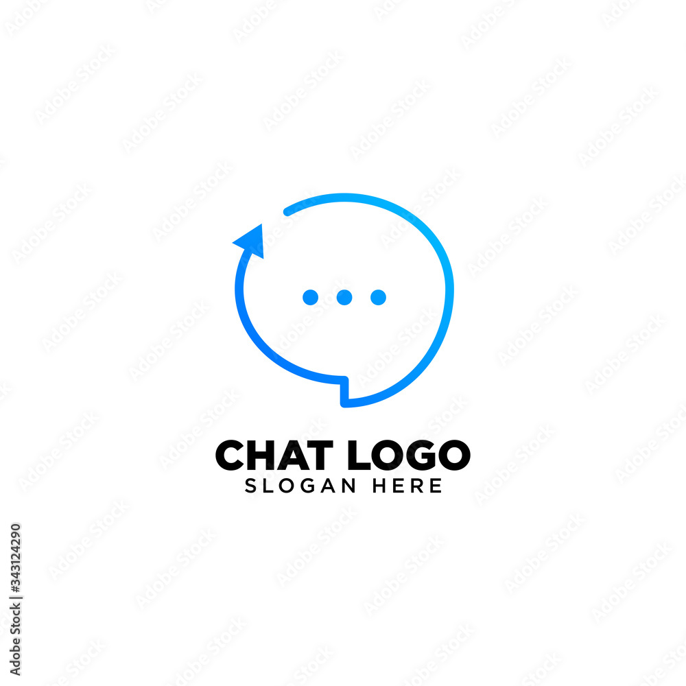 Bubble Chat Logo Design Template Bubble Chat Logo Design Template