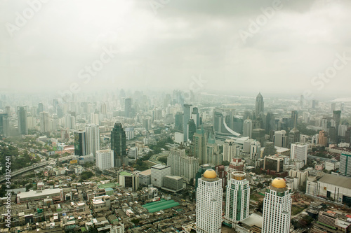 Canvas Print View of a skyscraper Baiyoke Sky