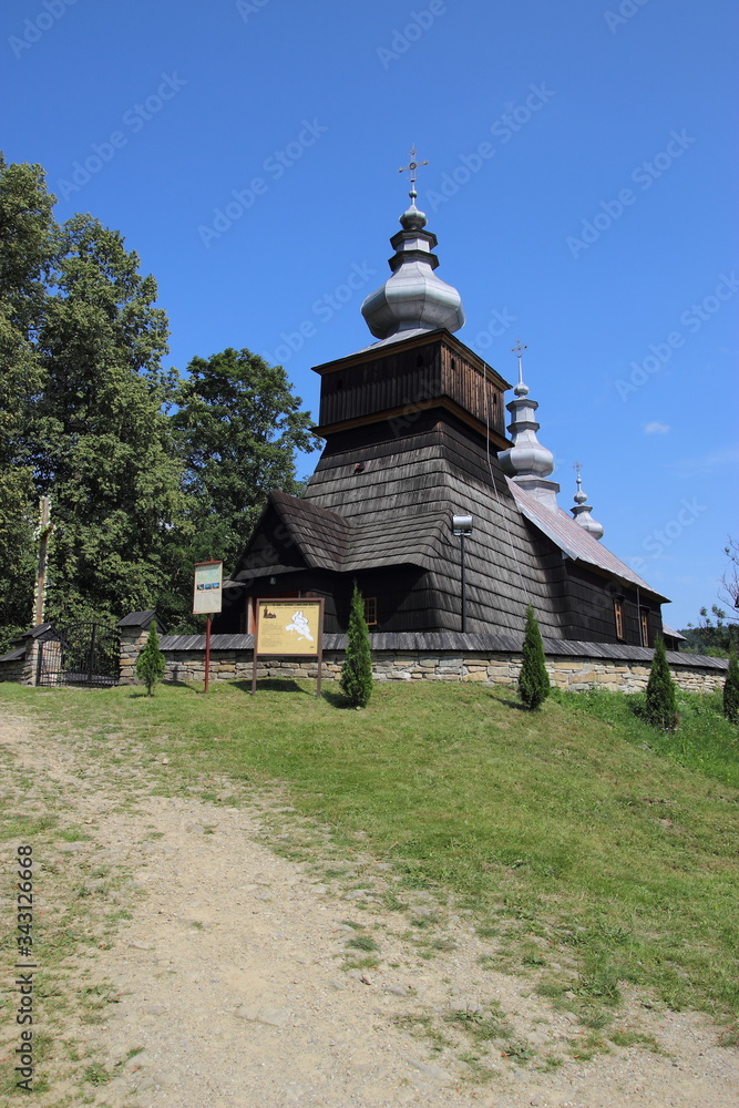 Wooden Orthodox church in Polany
Wooden Orthodox church in Polany