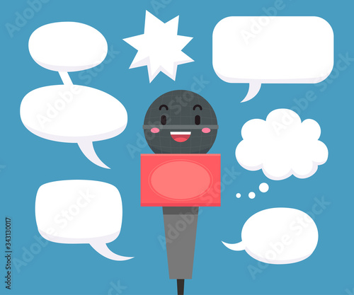 Mascot Media Microphone Spe...