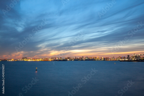 若洲海浜公園から見た東京湾越の東京の夜景  © tapis volant