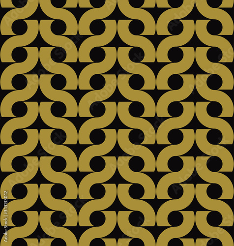 Vintage abstract op art wave pattern. seamless vector background.