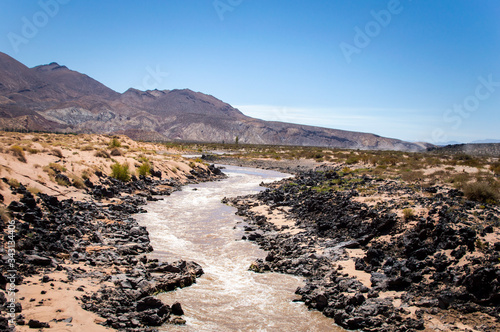 river on the desert, Argentina