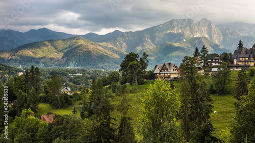 Widok  Tatr w Zakopanem © Mariusz
