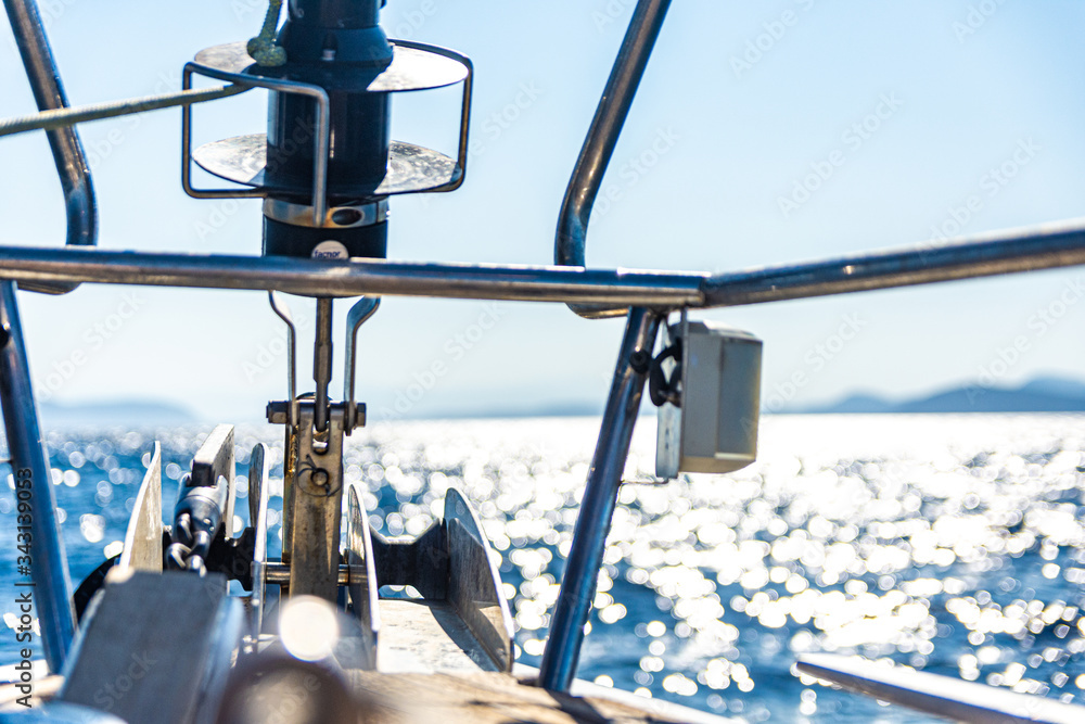 Fototapeta premium Détail de bateau à voile